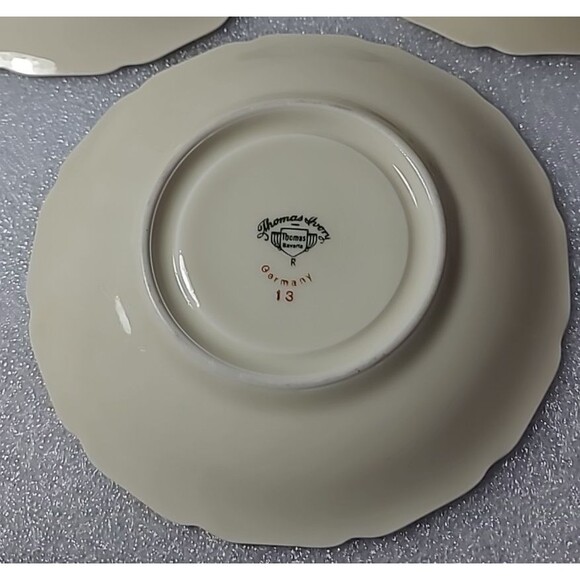 Thomas Ivory Thomas Bavaria "Rosemont” saucers 3pc. set - Picture 6 of 8